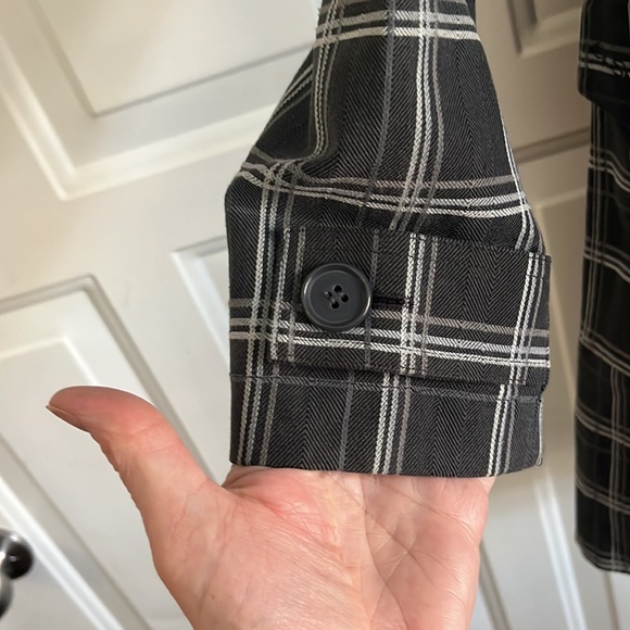 Ben Sherman European Belted Plaid Coat - Picture 4 of 9